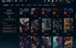Bronze 2 com 90 Champs e 48 Skins