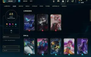 Bronze 2 com 90 Champs e 48 Skins