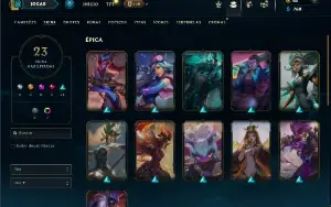Ouro 2 com 60 Champs e 23 Skins ( MAIN ADC )