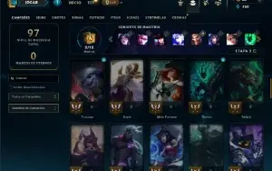Ouro 2 com 60 Champs e 23 Skins ( MAIN ADC )