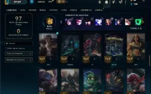 Ouro 2 com 60 Champs e 23 Skins ( MAIN ADC )