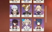 Conta Genshin Ar 55 +9 5* Estrelas (Nahida, Raiden, Etc)