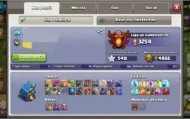 Conta clash of clans cv12 barata