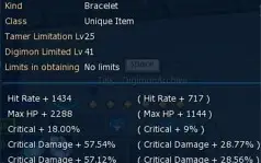 Conta GDMO Omegamon Com megiX Uvx Miracle Bracelet