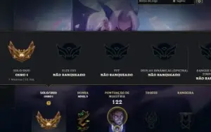 Conta Gold I / Lv 33