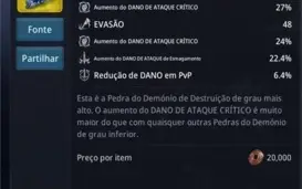 Conta Mir4 LVL 88 7 Pet Epico 2 Pedras Lendarias
