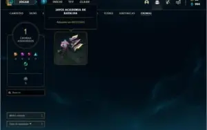 Conta prata 3 com 7 skins e 33 champs