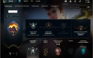 Conta prata 3 com 7 skins e 33 champs