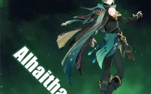 Contas Genshin Impact AR 7 com Alhaitham