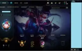 CONTA LOL - 149 CHAMPS E 105 SKINS - OURO COM MMR ALTO