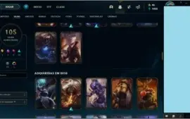CONTA LOL - 149 CHAMPS E 105 SKINS - OURO COM MMR ALTO