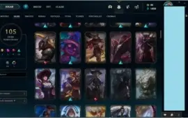 CONTA LOL - 149 CHAMPS E 105 SKINS - OURO COM MMR ALTO
