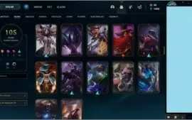CONTA LOL - 149 CHAMPS E 105 SKINS - OURO COM MMR ALTO