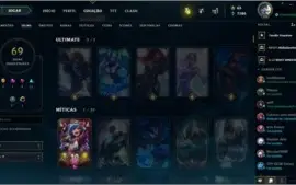 Vendo conta Platina League Of Legends