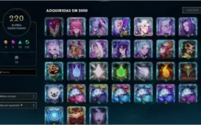 Conta lol GOLD IV ,  3 SKIN ULTIMATE