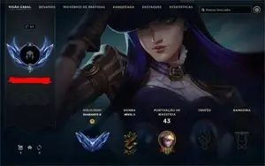CONTA LEAGUE OF LEGENDS DIAMANTE 2