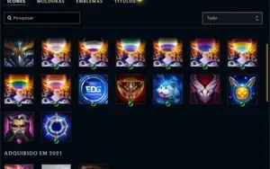 CONTA LEAGUE OF LEGENDS DIAMANTE 2