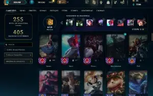 Unranked com 80 Champs e 69 Skins