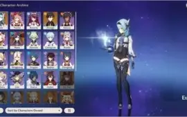 EULA + ZHONGLI + MONA  (Yanfei, Rosaria e mais)