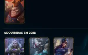 Lol Conta Lvl 64 Diamante 1 Ea Em Chest Skin Shards