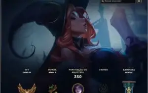 Conta League of Legends Nível 147 com 86 skins(2 Míticas)