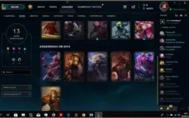 conta lol unranked lvl 67