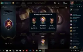 conta lol unranked lvl 67