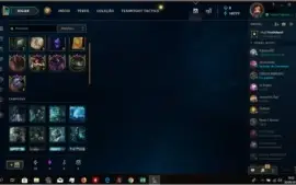 conta lol unranked lvl 67