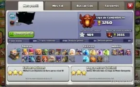Vendo Conta Clash Of Clans CV11 + Clã nivel 10 quase 11