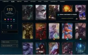 Conta lol 122 skins, Diamante 4 Soloq