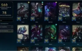 CONTA PLATINA, 3 QUASE TODOS OS CHAMPS 92 SKINS