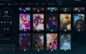 Conta Lol Full Acesso - Lvl 157 - 54 Skins - 130+ Campeões