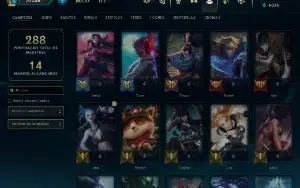 Conta Lol Full Acesso - Lvl 157 - 54 Skins - 130+ Campeões