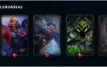 Conta Platina III com mais de 115 campeões e 53 skins