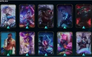 Conta Platina III com mais de 115 campeões e 53 skins