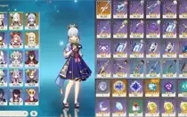🔴AR 49 ⭐ Ayaka, Ganyu, Shenhe, Diluc, Keqing 5 + Arma 5 ⭐🔴
