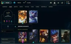CONTA LOL GOLD II + VÁRIAS SKINS (VAI COM EMAIL!!!)