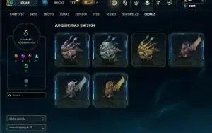 Unranked com 31 Champs e 12 Skins ( MAIN SUP )