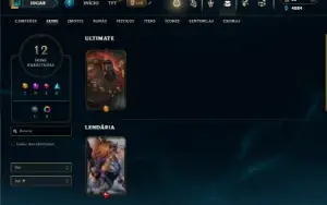 Unranked com 31 Champs e 12 Skins ( MAIN SUP )
