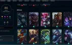 Conta Diamante 4 MMR Alto e várias Skins