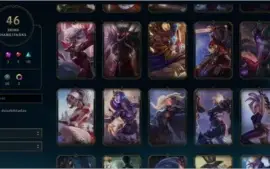 Conta Diamante 4 MMR Alto e várias Skins