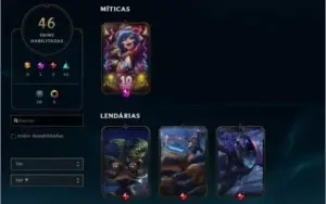 Conta Diamante 4 MMR Alto e várias Skins