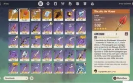 Conta com 6 5* +armas (Xiao, Klee, Venti, Mona, Jean, Qiqi)