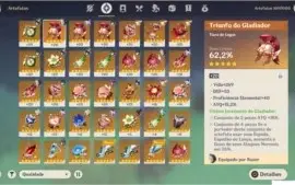 Conta com 6 5* +armas (Xiao, Klee, Venti, Mona, Jean, Qiqi)