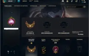 Conta ouro 3 com 11 Skins e 38 Champs