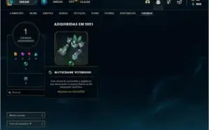 Conta ouro 3 com 11 Skins e 38 Champs