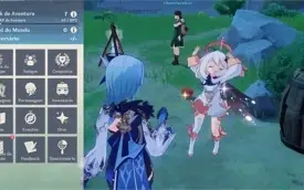 Conta genshin impact AR-07 Eula Kazuha