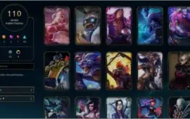 League of Legends + Ladra de alms + 110 skins +Full Campeões