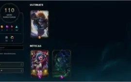 League of Legends + Ladra de alms + 110 skins +Full Campeões