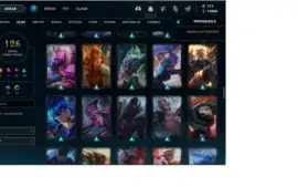 Conta league of legends - prata 4 - 126 Skins - lvl 199